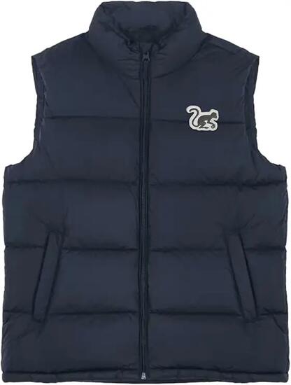 Gesteppte Weste – Recyceltes Polyester – Herren/Damen (Blau)