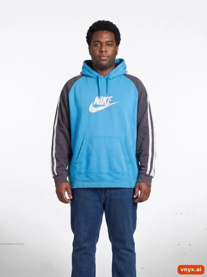 Second Life - Vintage Nike Dark Blue Hoodie Men XL