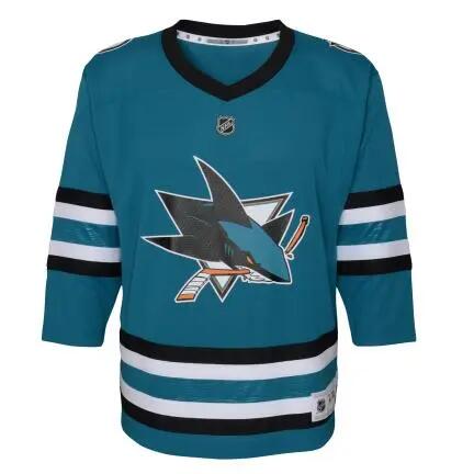 NHL Junior Outerstuff Реплика хокейна фланелка San Jose Sharks Без име Синя