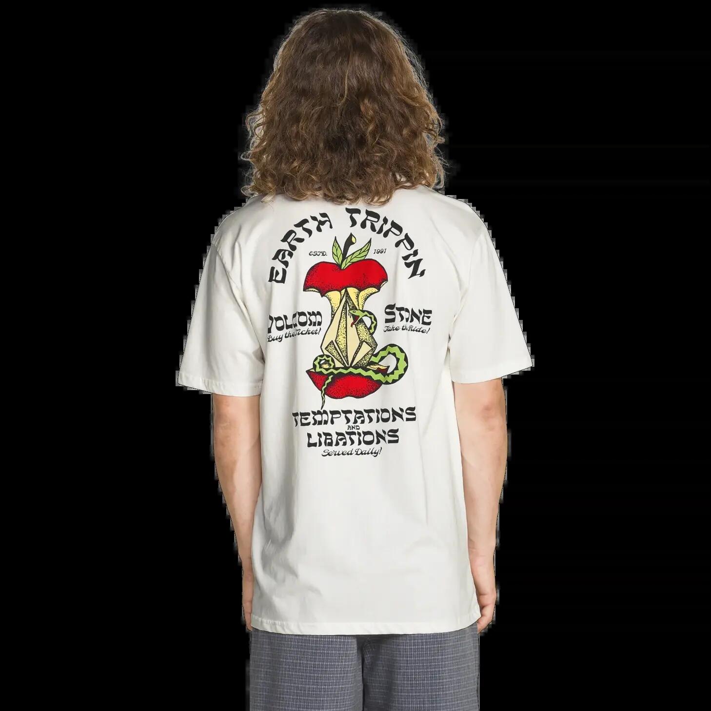 Camiseta Volcom TEMPTATIONS Blanco Natural 2/3