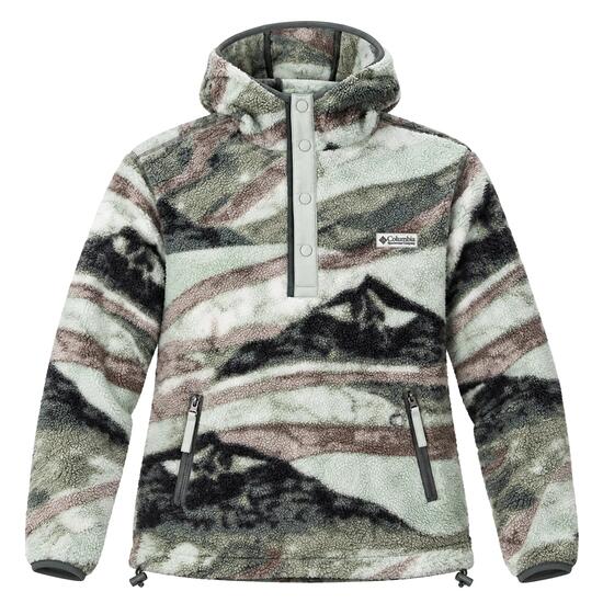 Pullover weich wärmend Damen - Helvetia II Printed Hoodie