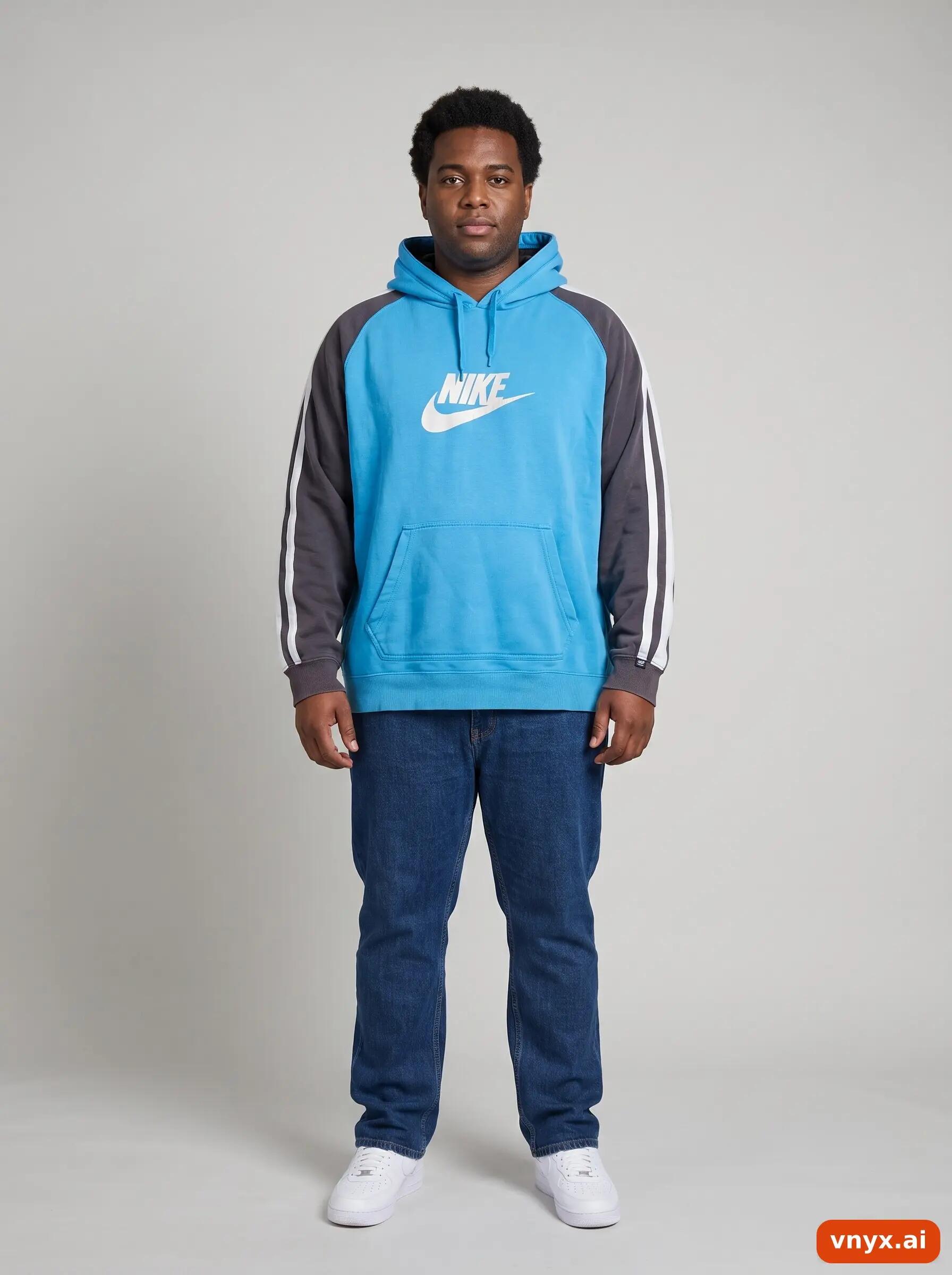 Second Life - Vintage Nike Dark Blue Hoodie Men XL 3/6
