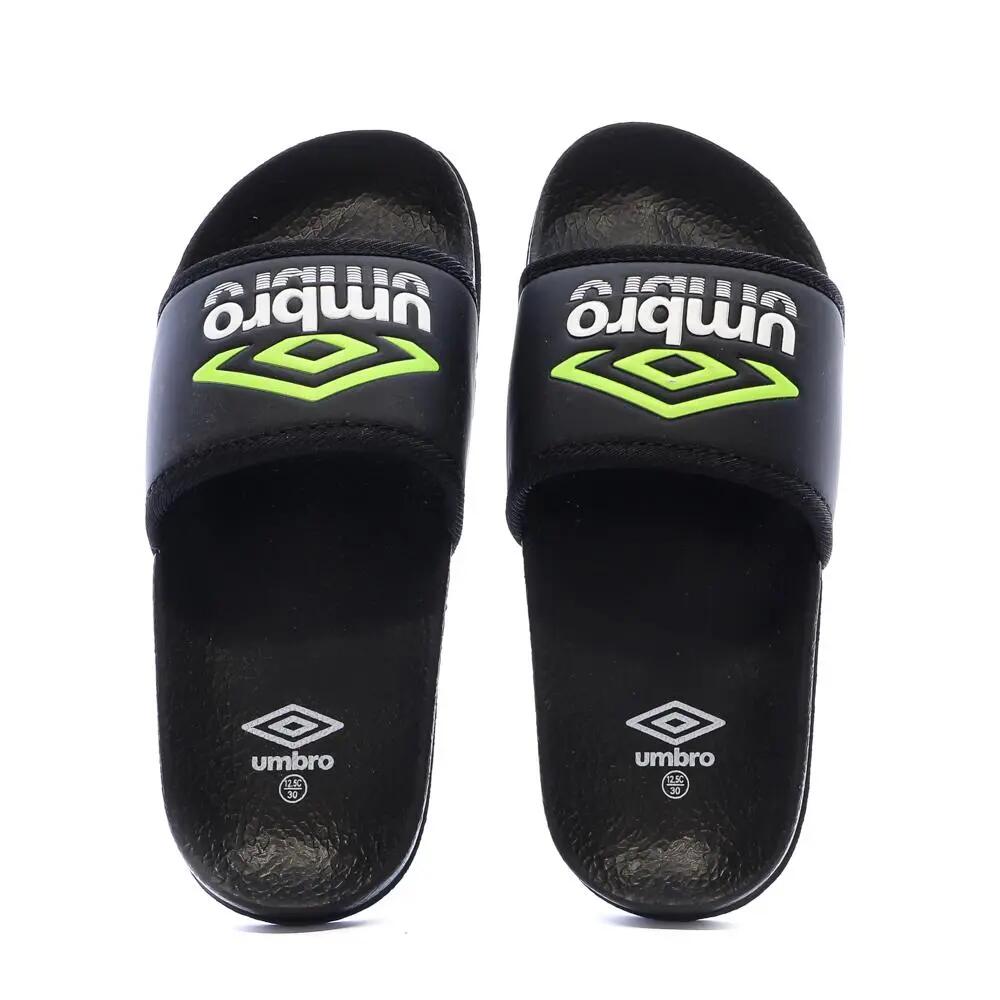 Umbro Tilio Badeschuhe für Jungen - Schwarz/Grün/Weiß 4/4