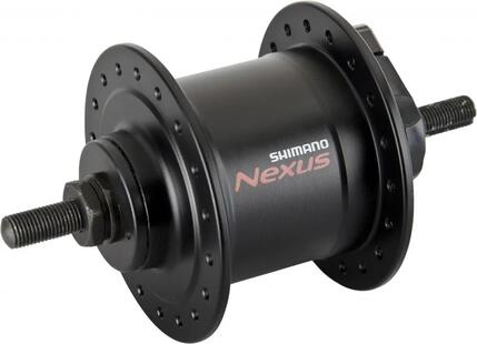 SHIMANO Nabendynamo NEXUS DH-C3000-1N - 3000-1, 1,, Schwarz 36 Loch