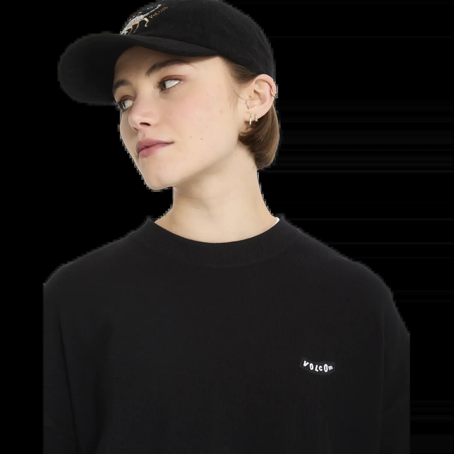 Felpa Volcom SWEETERRY CREW Nera 4/7