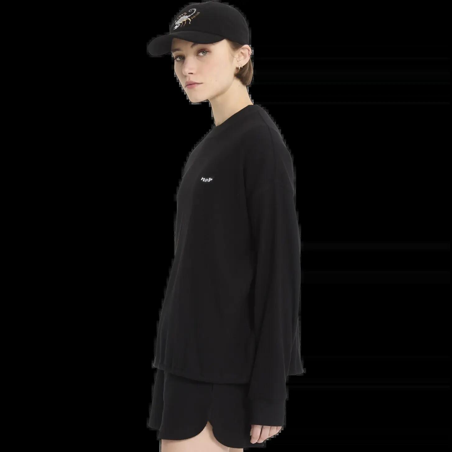 Felpa Volcom SWEETERRY CREW Nera 3/7
