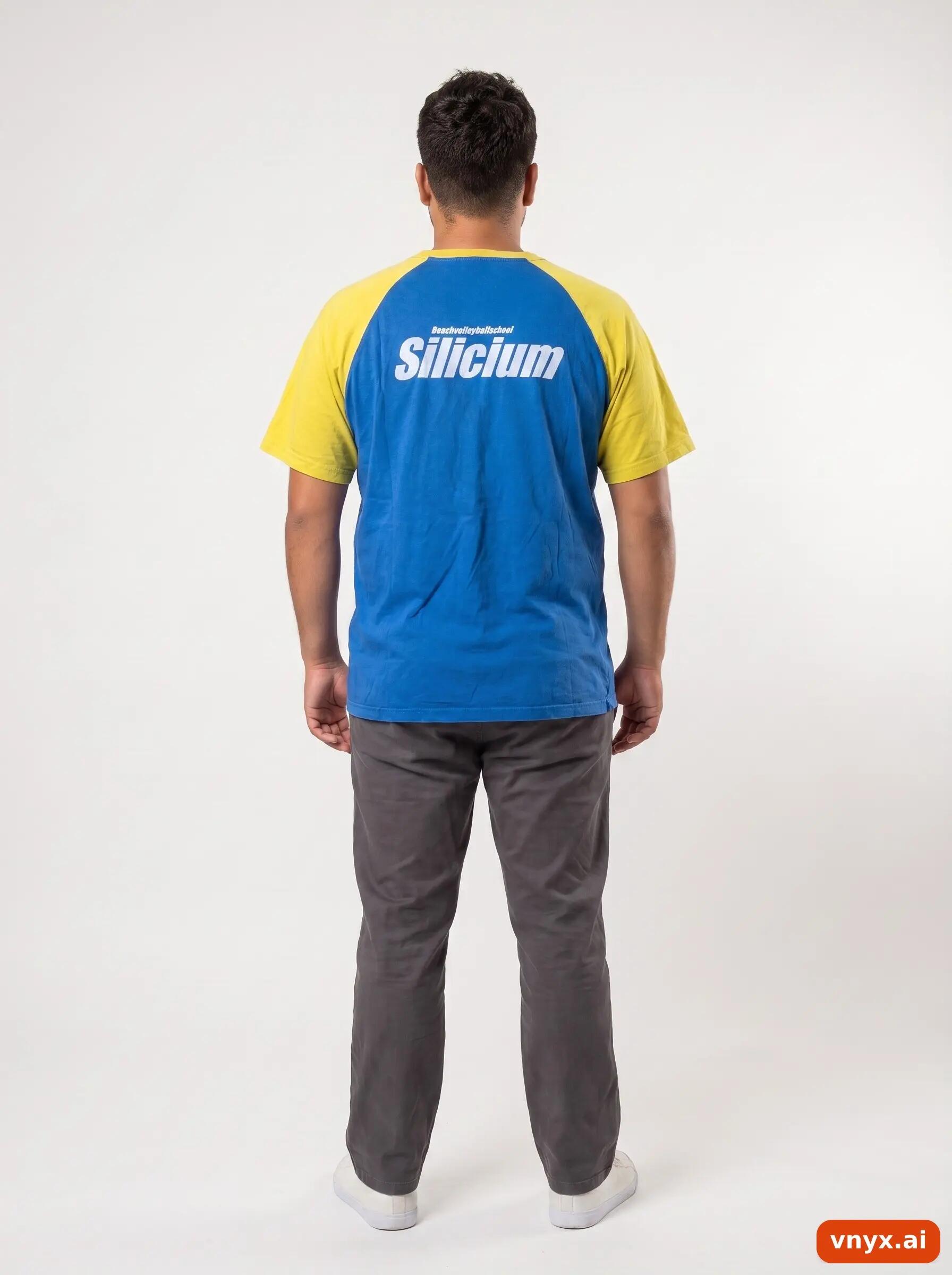 Second Life - Vintage Kariban Bright Blue T-Shirt Men L 4/6