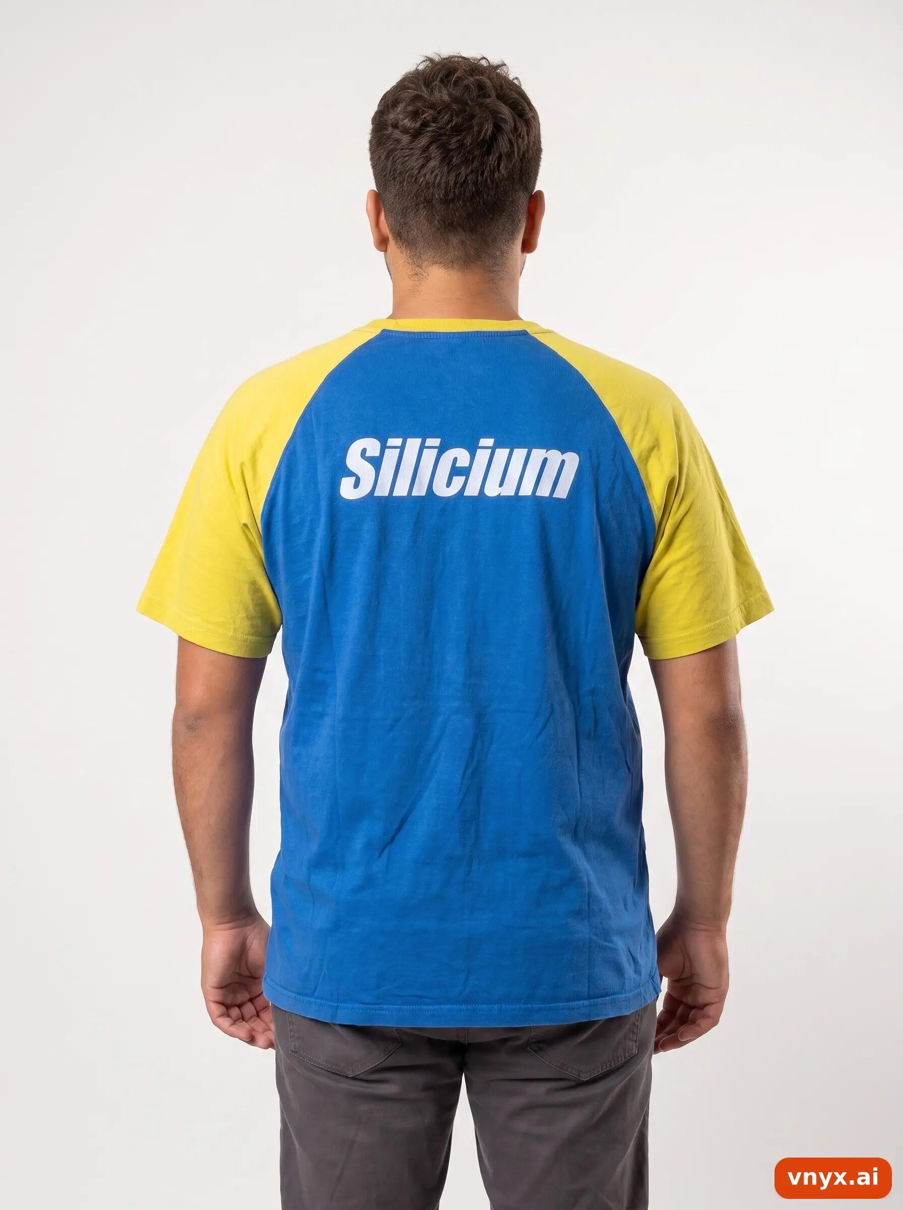 Second Life - Vintage Kariban Bright Blue T-Shirt Men L 2/6
