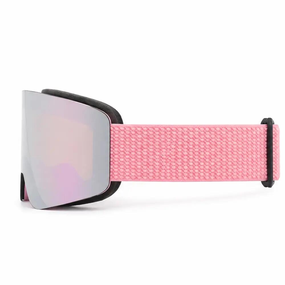 Maschera da Sci e Snowboard Fluor HX22 Lente Magnetica Rosa Specchiata Unisex 5/5