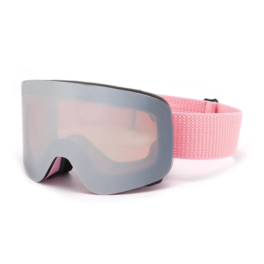 Maschera da Sci e Snowboard Fluor HX22 Lente Magnetica Rosa Specchiata Unisex 2/5
