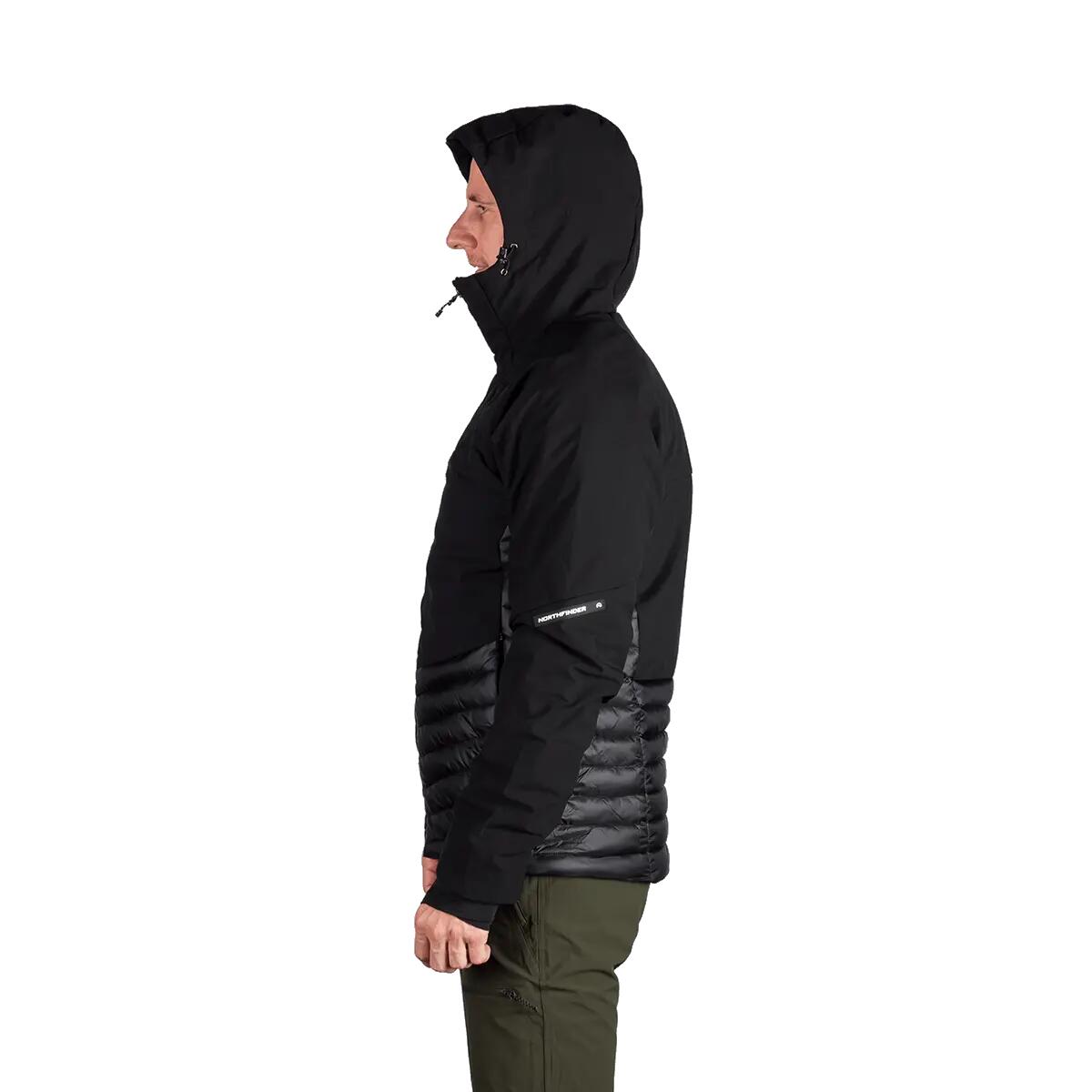 Pánská outdoorová softshellová hybridní bunda s kapucí EMERYK 3/12