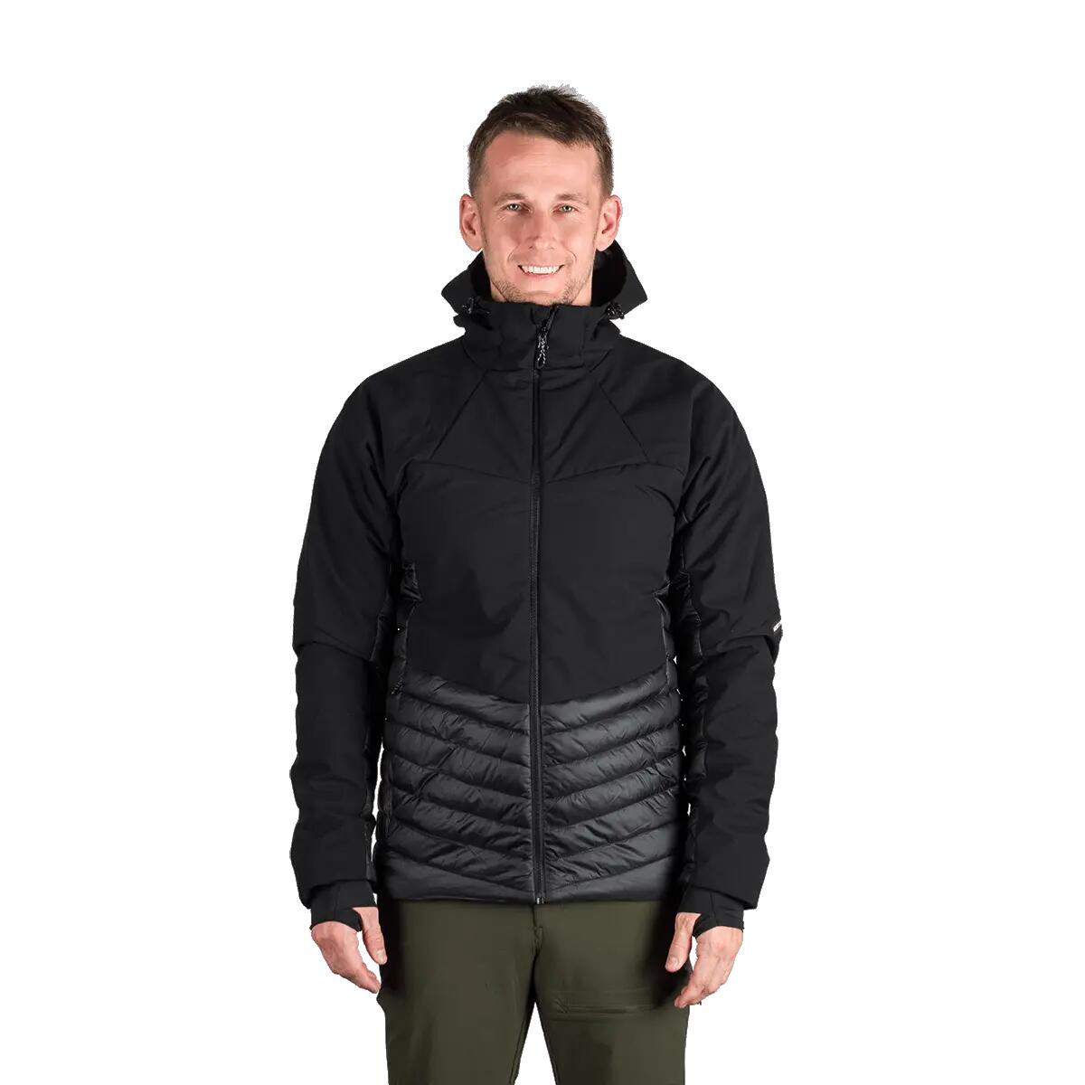 Pánská outdoorová softshellová hybridní bunda s kapucí EMERYK 2/12