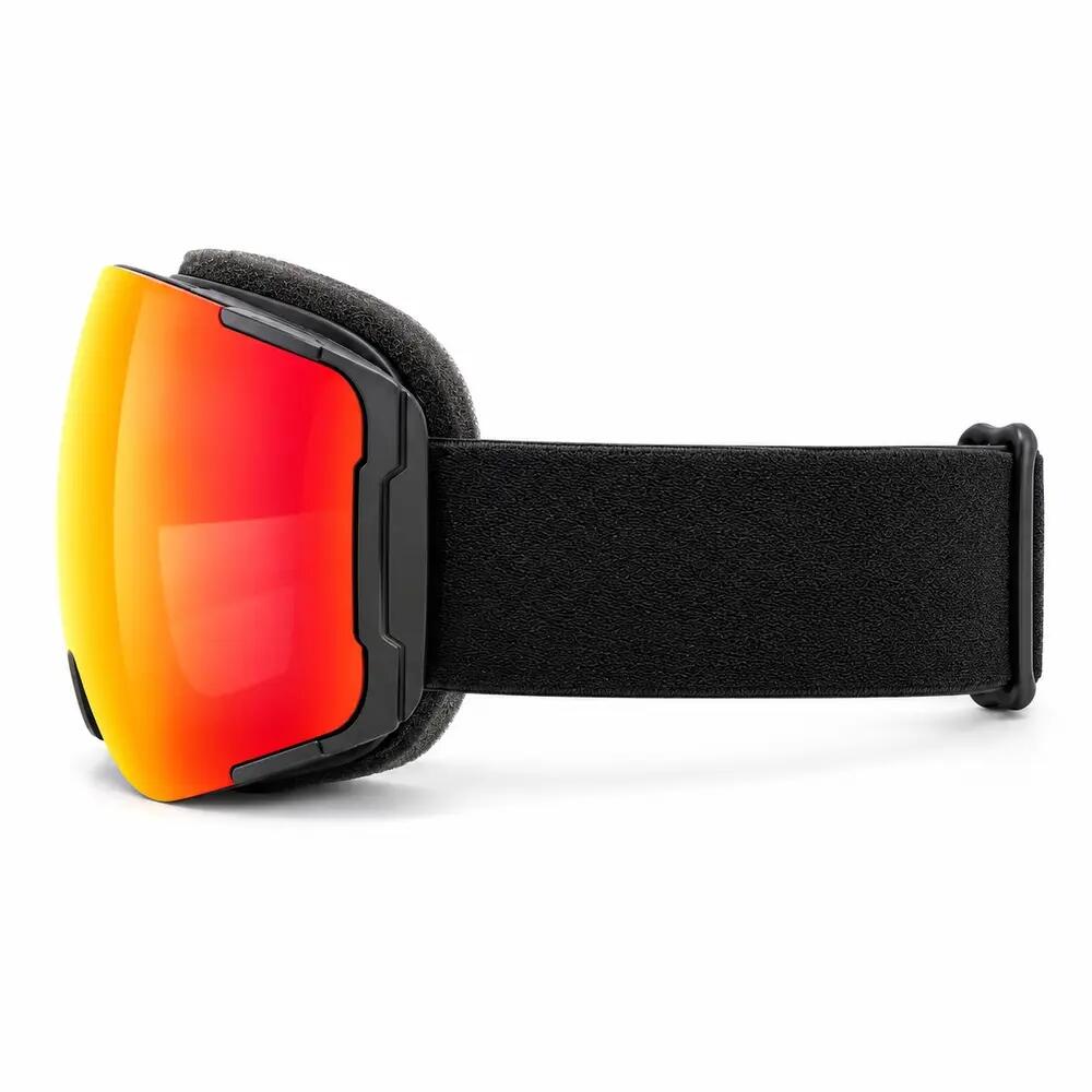 Maschera da Sci e Snowboard Fluor UF067 Lente Magnetica Rossa Specchiata Unisex 5/5