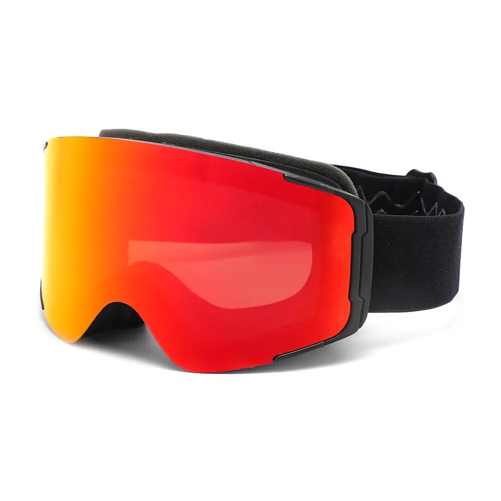 Maschera da Sci e Snowboard Fluor UF067 Lente Magnetica Rossa Specchiata Unisex 2/5