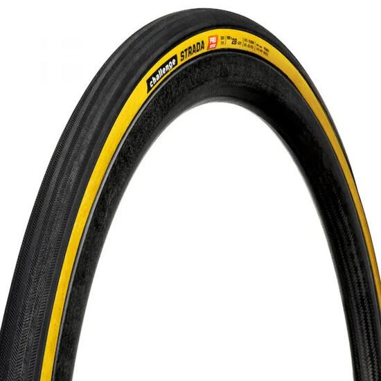 Challenge Road-Reifen Strada Pro Handmade Clincher 30-622 Schwarz - schneller...