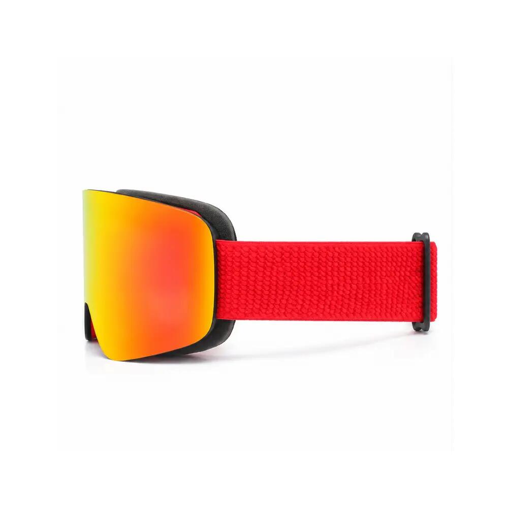 Maschera da Sci e Snowboard Fluor HX22 Lente Magnetica Rossa Specchiata Unisex 5/5