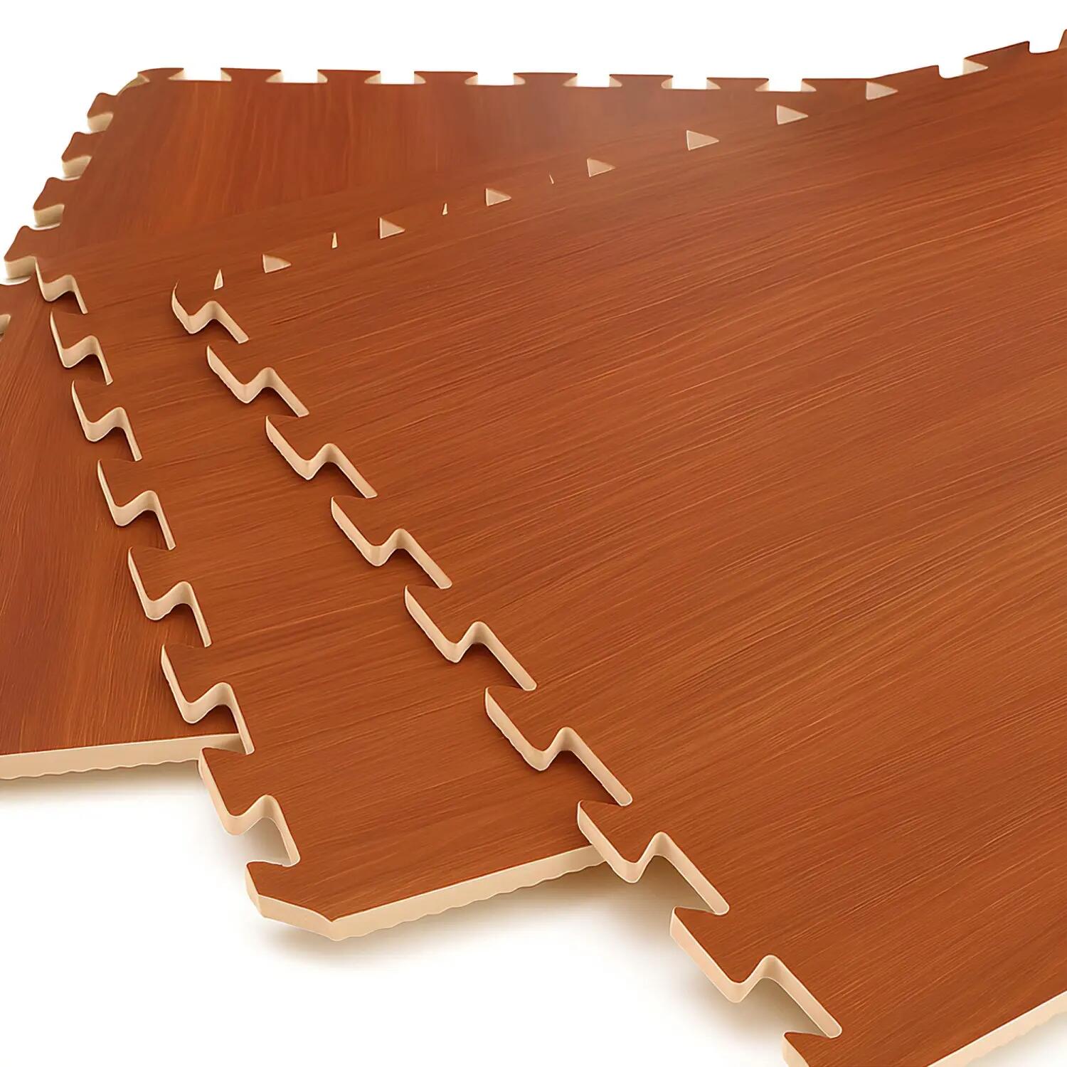 Tappeti ad Incastro Puzzle in EVA | Parquet Marrone 5/5