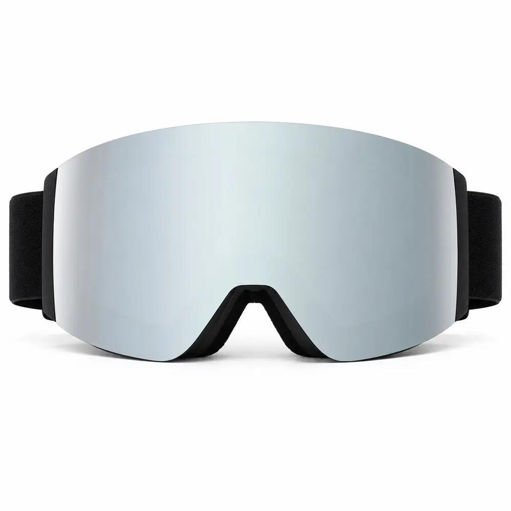 Maschera da Sci e Snowboard Fluor HX049 Lente Ribaltabile Argento Unisex 4/5