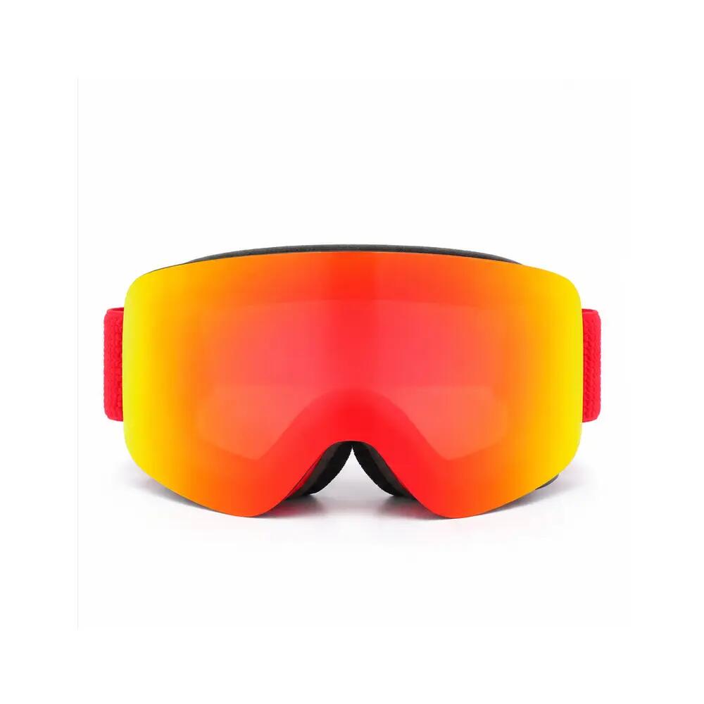 Maschera da Sci e Snowboard Fluor HX22 Lente Magnetica Rossa Specchiata Unisex 4/5