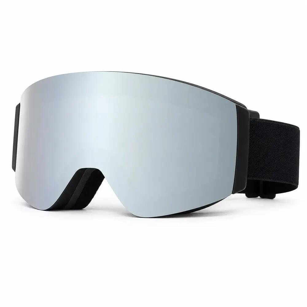 Maschera da Sci e Snowboard Fluor HX049 Lente Ribaltabile Argento Unisex 2/5