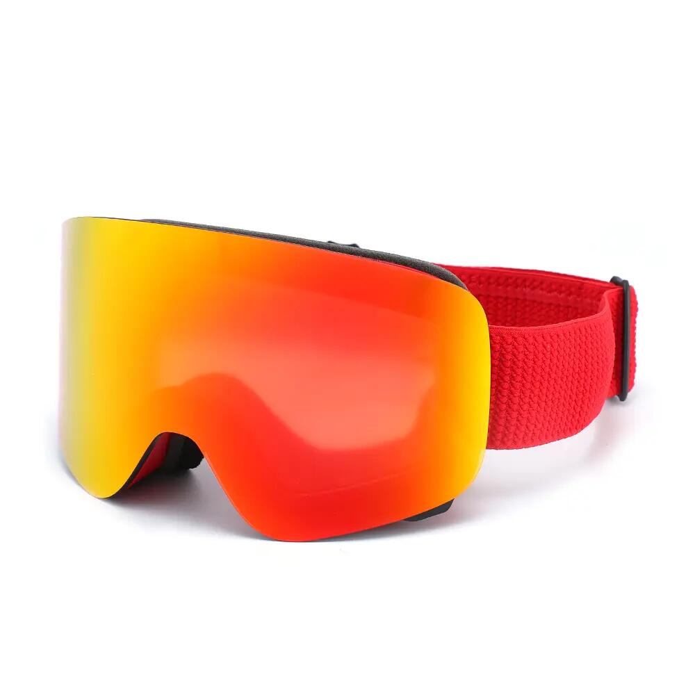 Maschera da Sci e Snowboard Fluor HX22 Lente Magnetica Rossa Specchiata Unisex 2/5