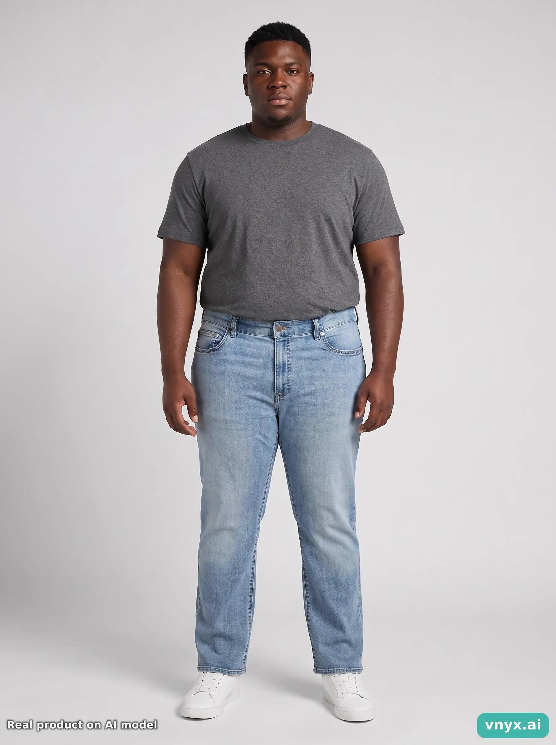 Second Life - Vintage Lee Light Blue Jeans Men W47 L34 6/6