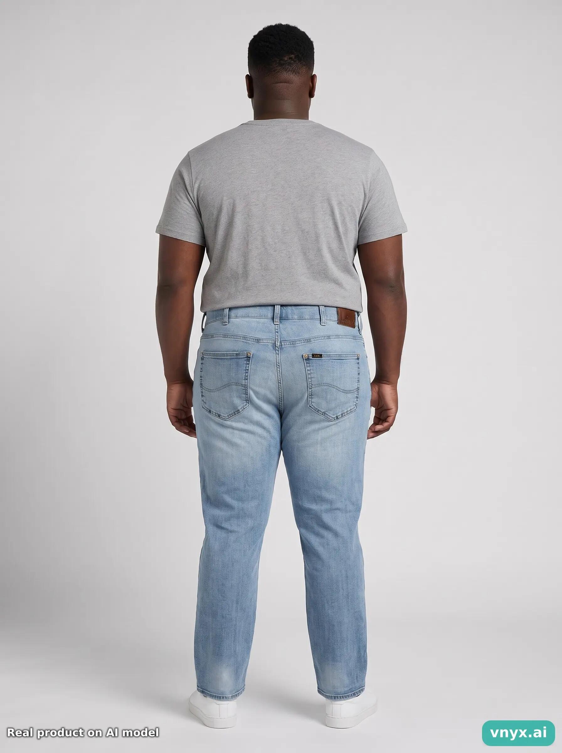Second Life - Vintage Lee Light Blue Jeans Men W47 L34 4/6
