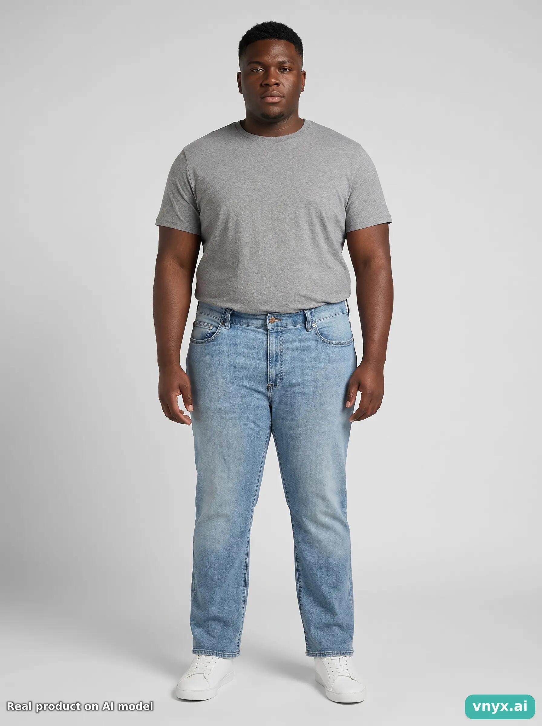Second Life - Vintage Lee Light Blue Jeans Men W47 L34 3/6