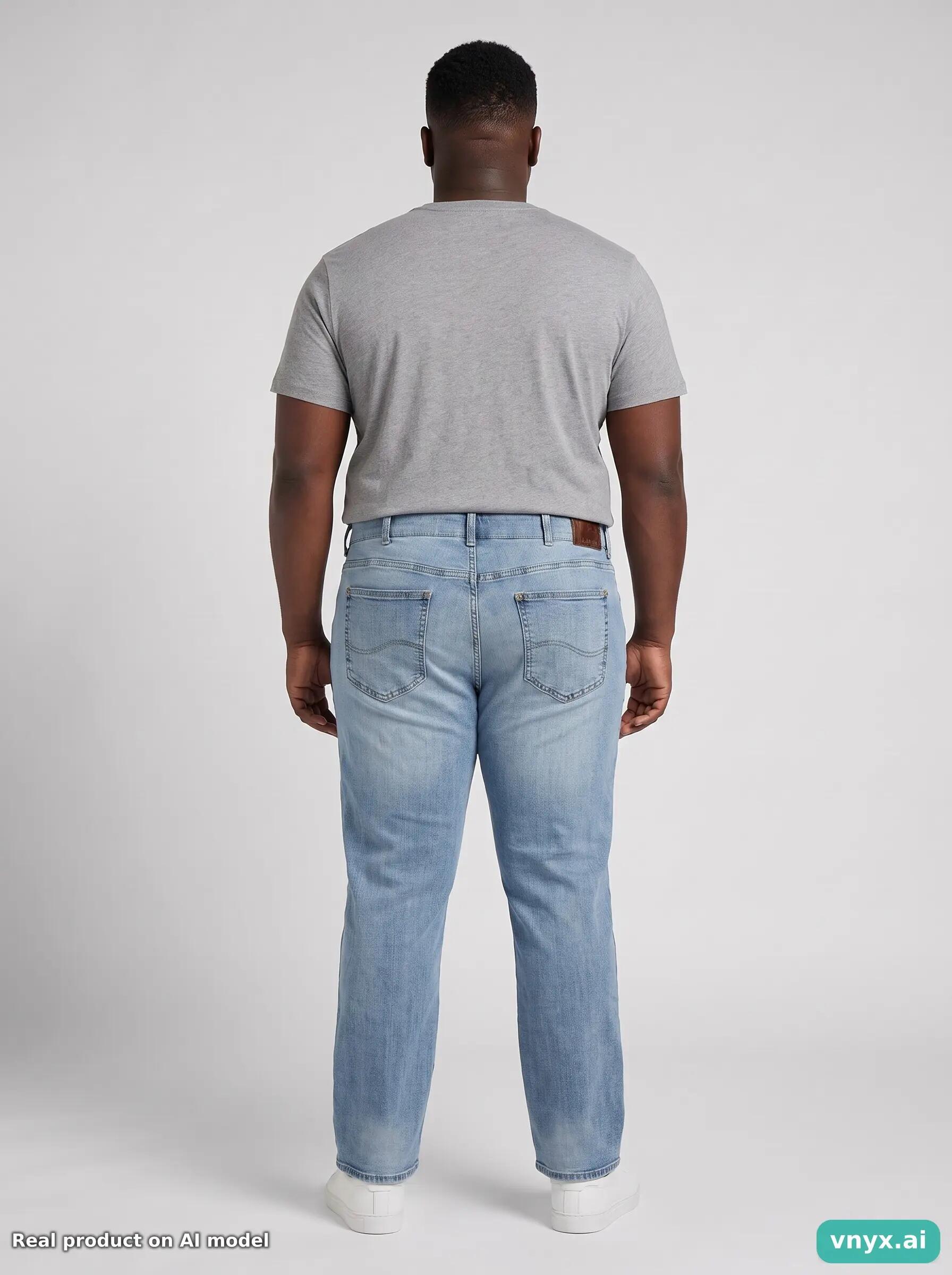 Second Life - Vintage Lee Light Blue Jeans Men W47 L34 2/6