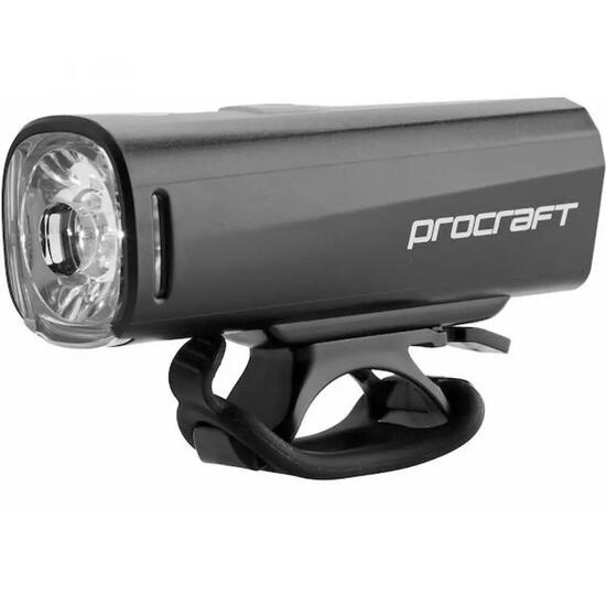 Procraft Frontlicht Allround Advanced StVZO 50 Lux Schwarz - starke Fahrradbe...