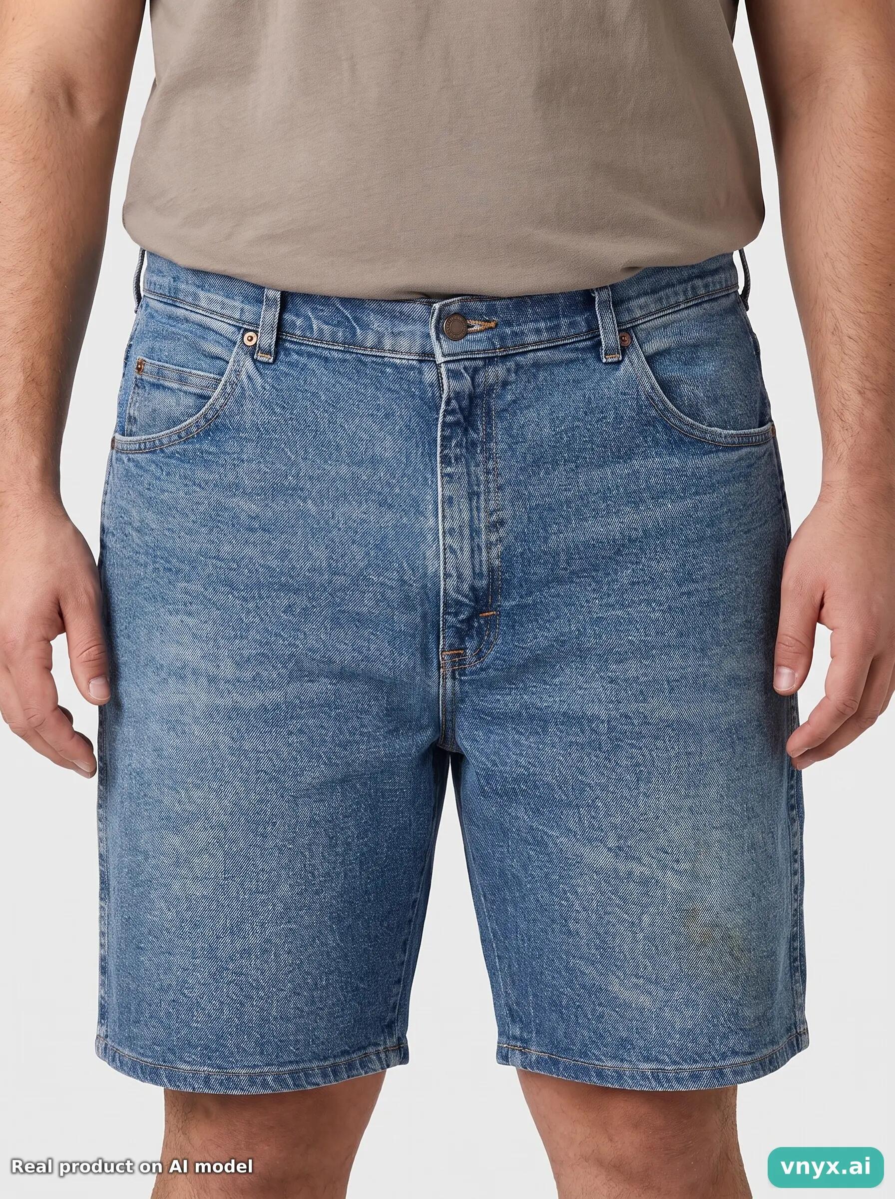 Second Life - Vintage Wrangler Mid-Blue Shorts Men W37 6/6