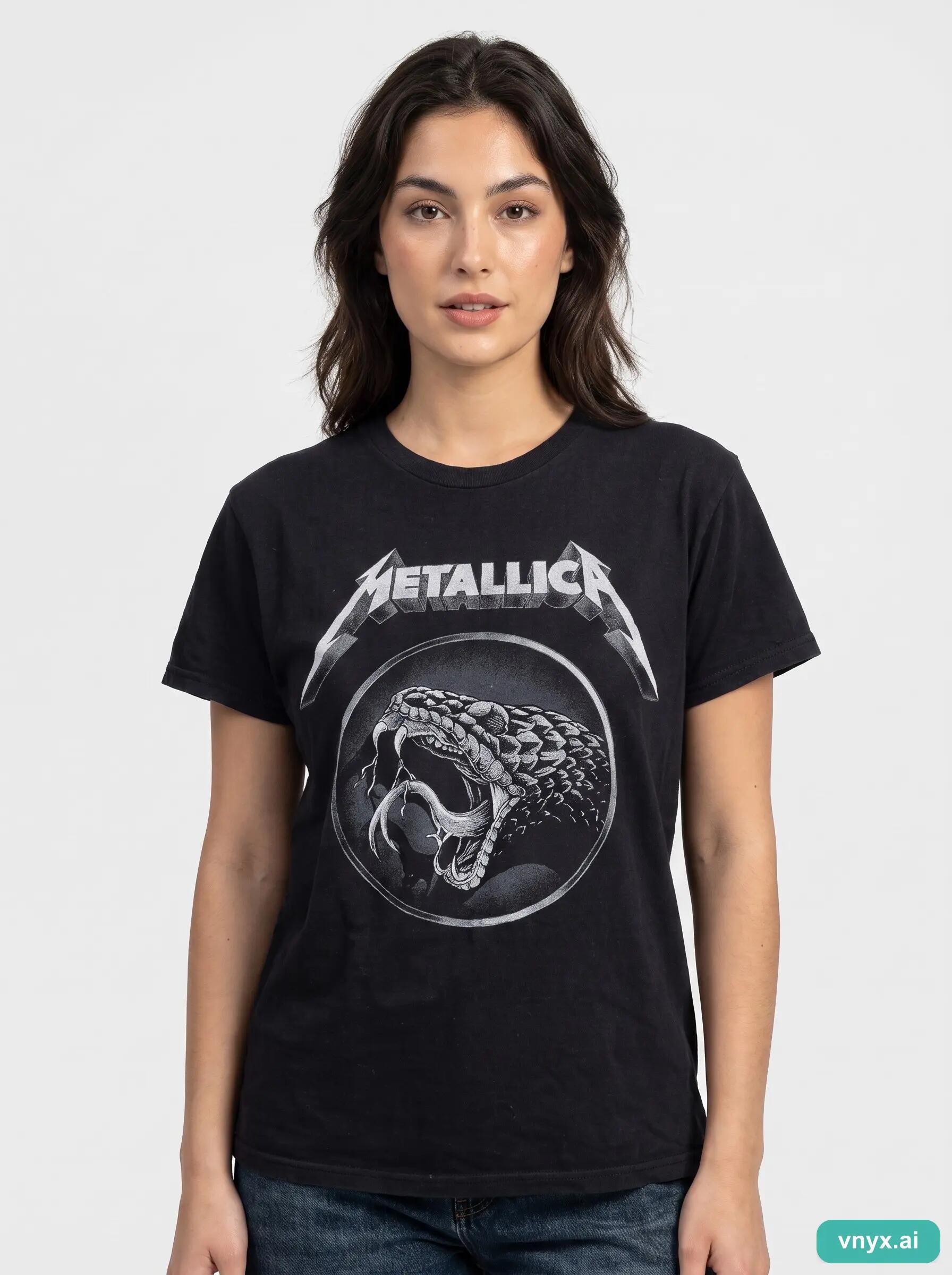 Second Life - Vintage Gildan Dark Black T-Shirt Women S 6/6
