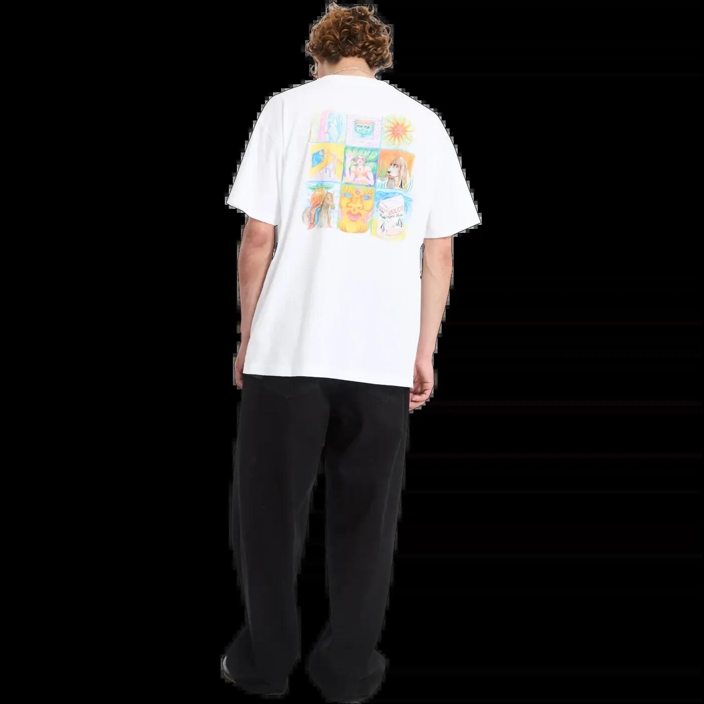 T-shirt Volcom DOUBLE FANTASY LSE SST Nero 5/6