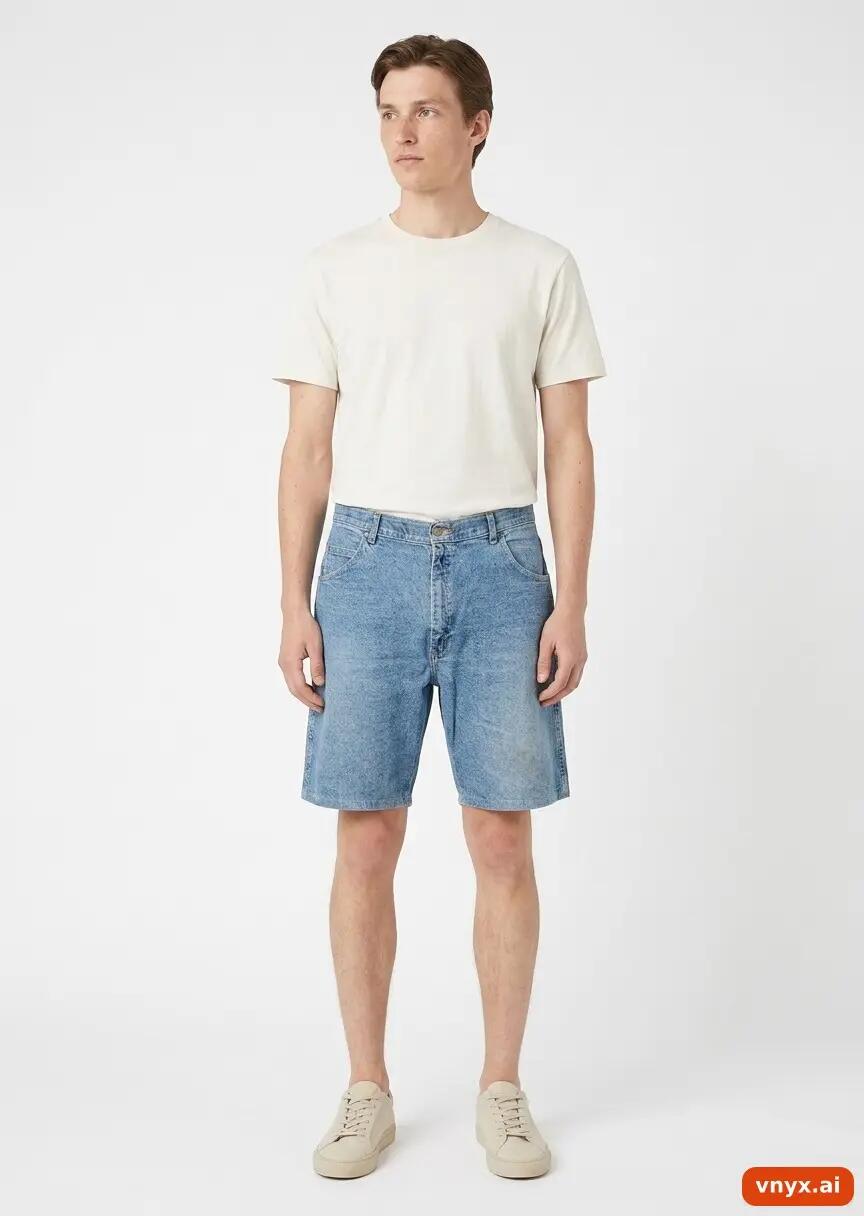 Second Life - Vintage Wrangler Mid-Blue Shorts Men W37 2/6