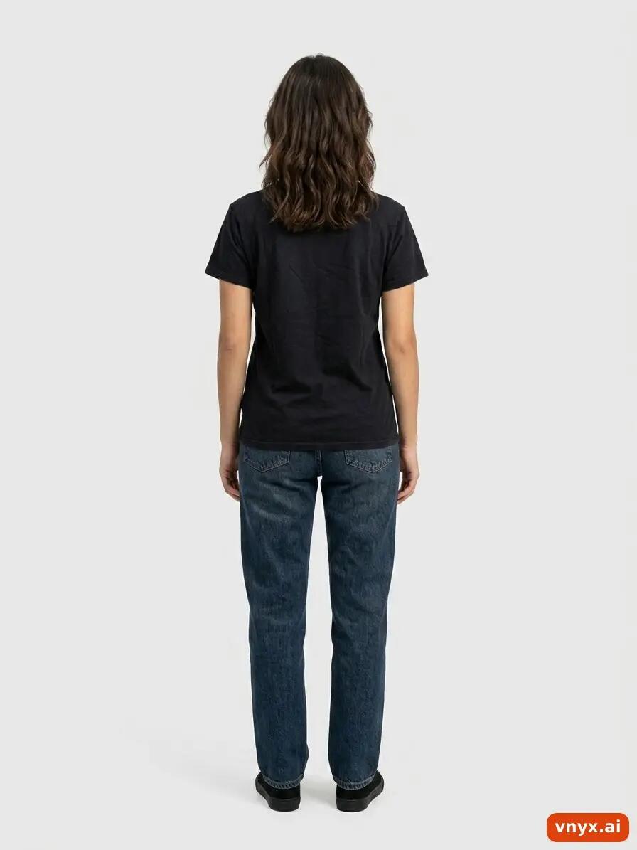 Second Life - Vintage Gildan Dark Black T-Shirt Women S 4/6