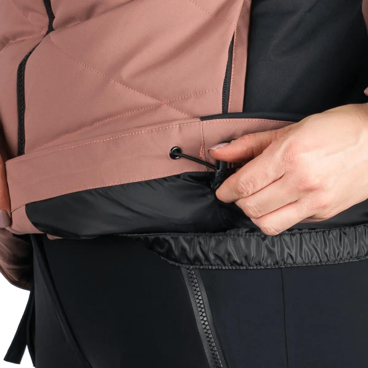 Dámská lyžařská trendy zateplená bunda s kožušinou ABIGAYLE 12/14