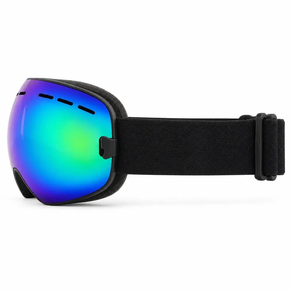 Maschera da Sci e Snowboard Fluor 5108 Lente Verde Specchiata Unisex 3/3