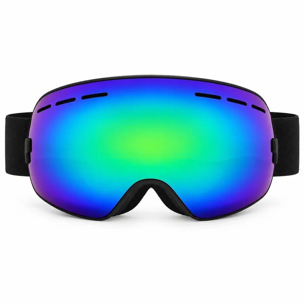 Maschera da Sci e Snowboard Fluor 5108 Lente Verde Specchiata Unisex 2/3