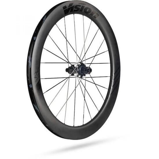 Vision Laufradsatz Metron 60 RS 60 Schwarz - aerodynamischer Carbon-Race-Lauf...