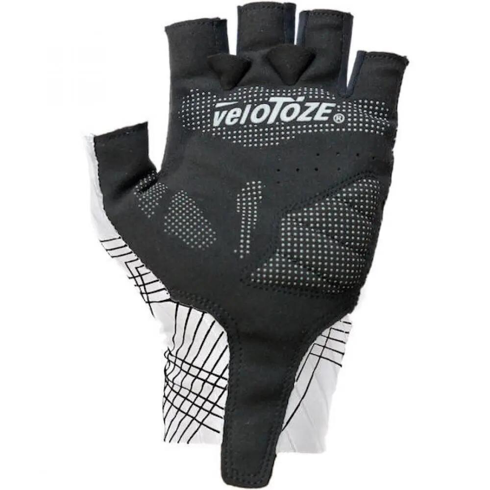 VeloToze Gants Aero blanc L Blanc - gants de vélo de route aérodynamiques avec . 2/3