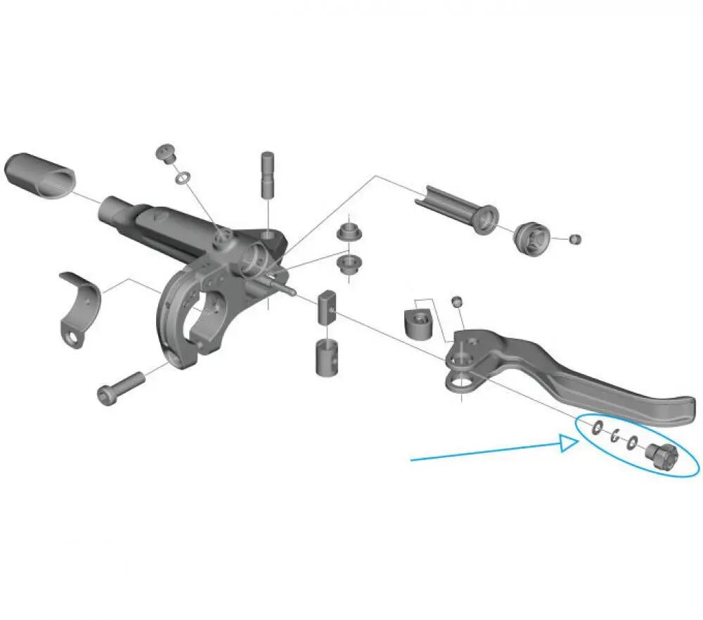 SHIMANO CUES Griffweiten-Einstelleinheit Y2R098010 - für BL-U8000 2/2