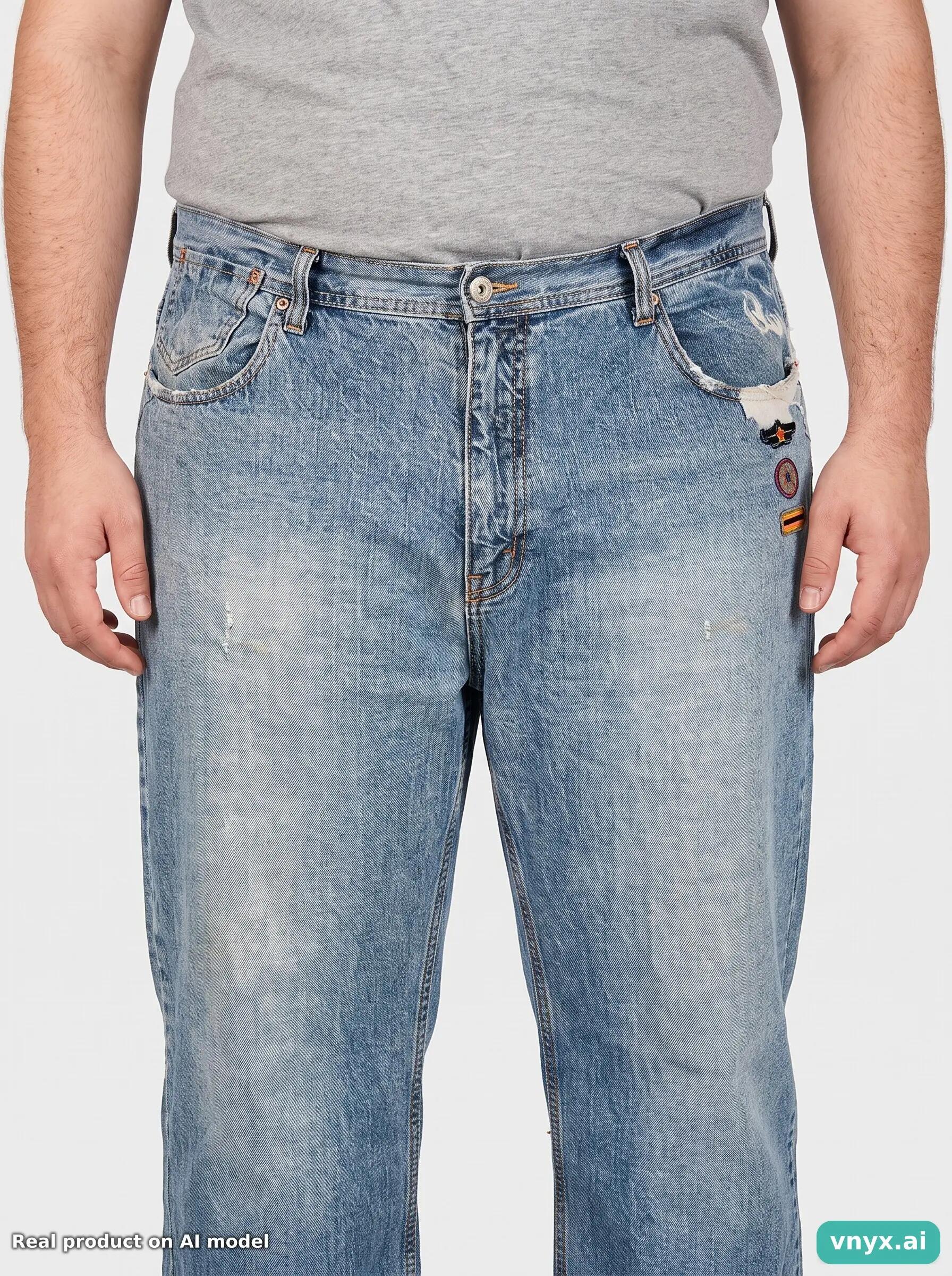 Second Life - Vintage Quiksilver Light-Blue Jeans Men W38 L35 6/6