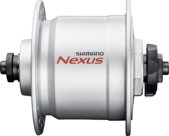 SHIMANO Nabendynamo NEXUS DH-C3000-3N - 3000-3, Silber 32 Loch