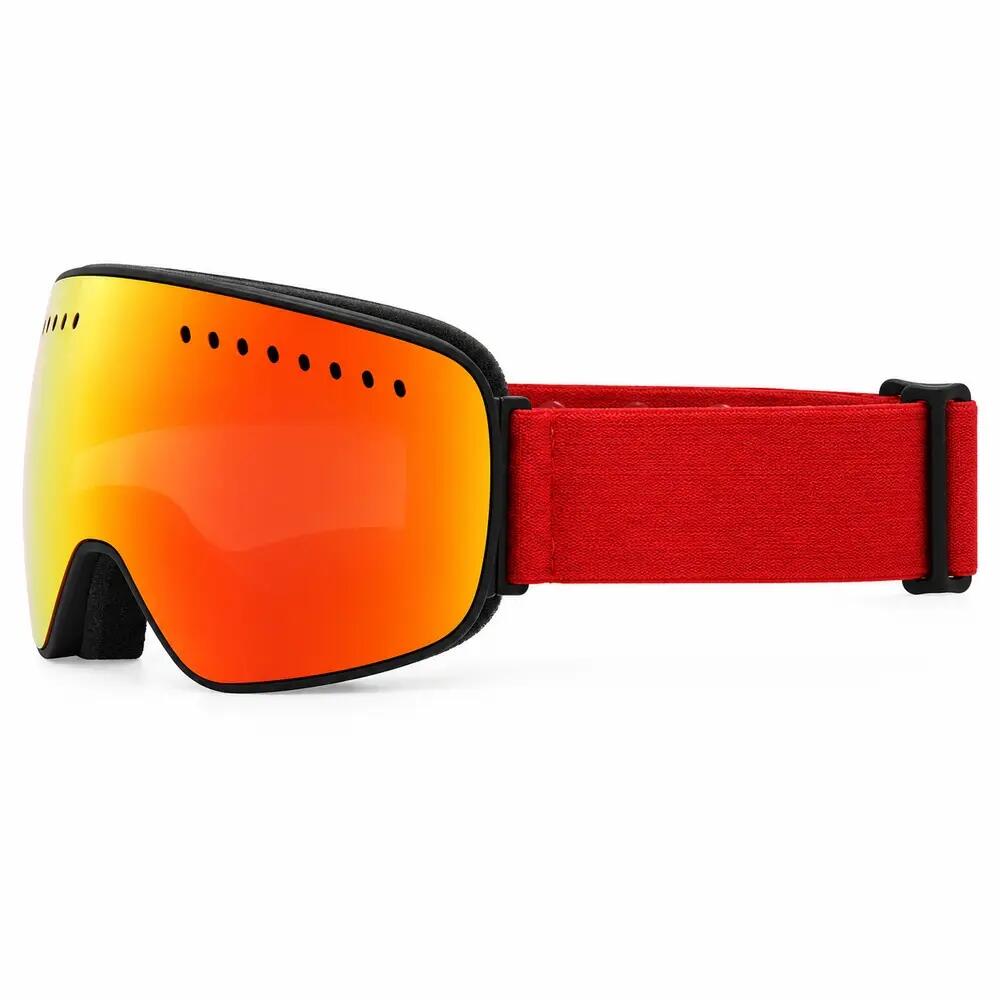 Maschera da Sci e Snowboard Fluor 3062 Lente Rossa Specchiata Unisex 3/3