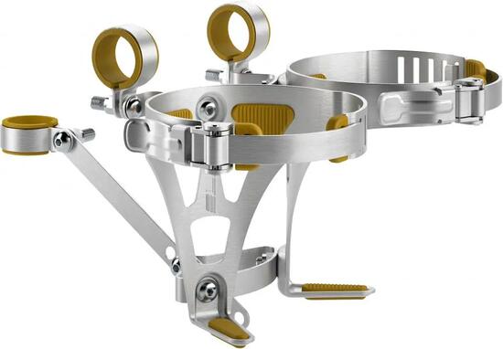Porte-bidons ELITE Vintage double taille universelle - maintien sûr pour deux ..