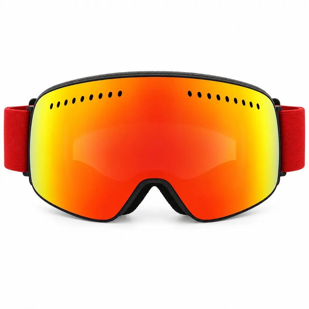 Maschera da Sci e Snowboard Fluor 3062 Lente Rossa Specchiata Unisex 2/3