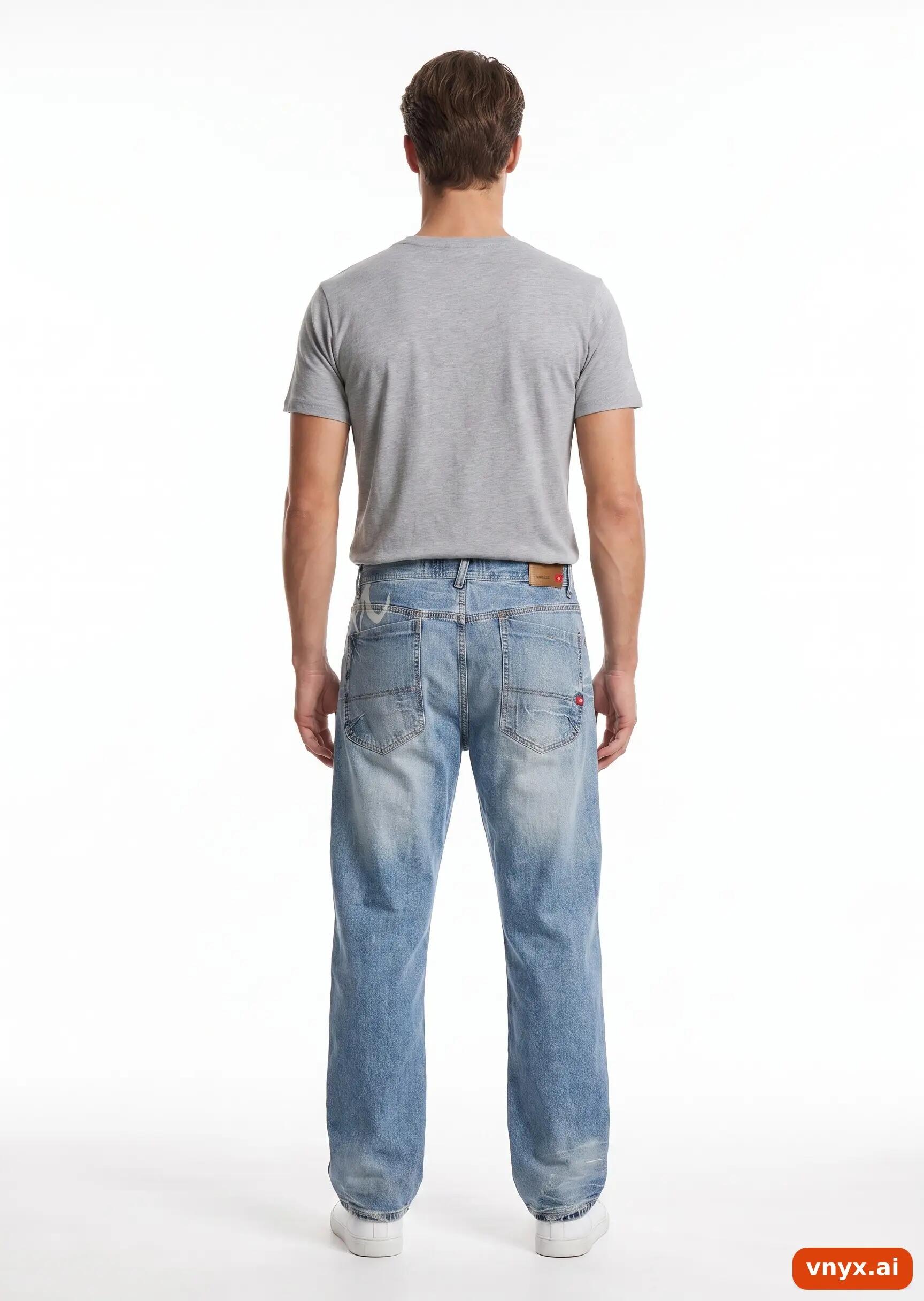 Second Life - Vintage Quiksilver Light-Blue Jeans Men W38 L35 4/6