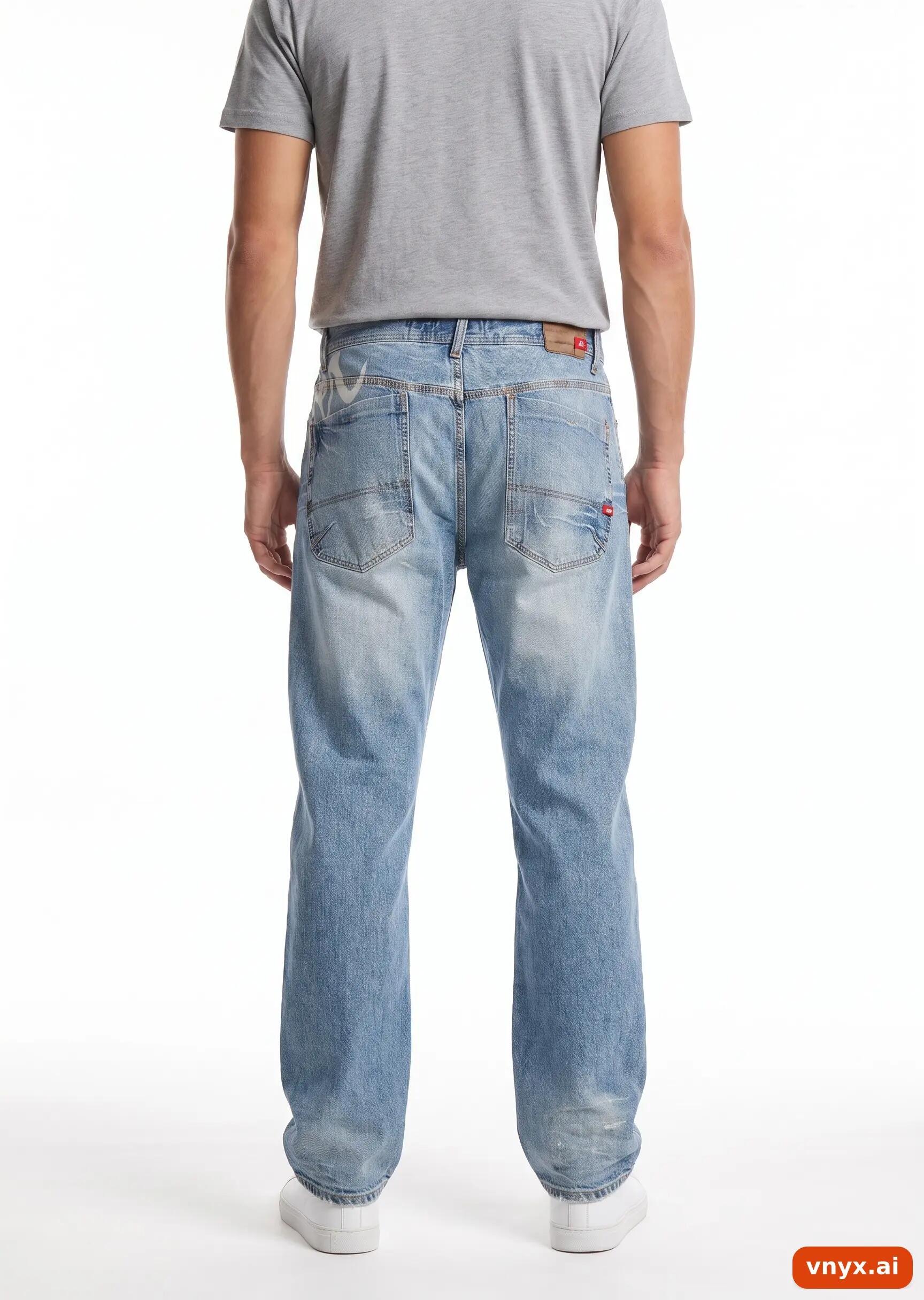 Second Life - Vintage Quiksilver Light-Blue Jeans Men W38 L35 2/6