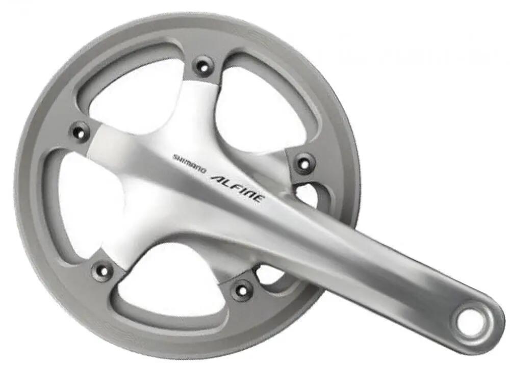 SHIMANO Kurbelgarnitur ALFINE FC-S501 39 Zähne silber 1/1