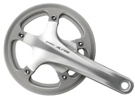 SHIMANO Kurbelgarnitur ALFINE FC-S501 39 Zähne silber